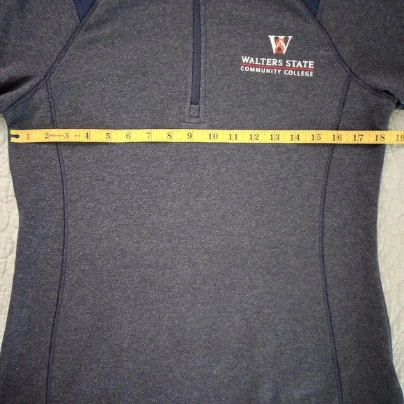 Adidas Quarter Zip Golf Pullover Walters State College TN Long Sleeve Siz… - Picture 11 of 14